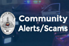 Cathedral City Police Department Community Alerts Scams